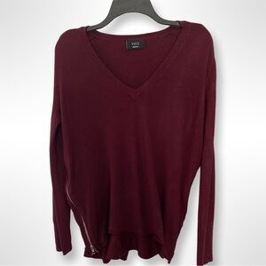 Vici cashmere blend maroon sweater